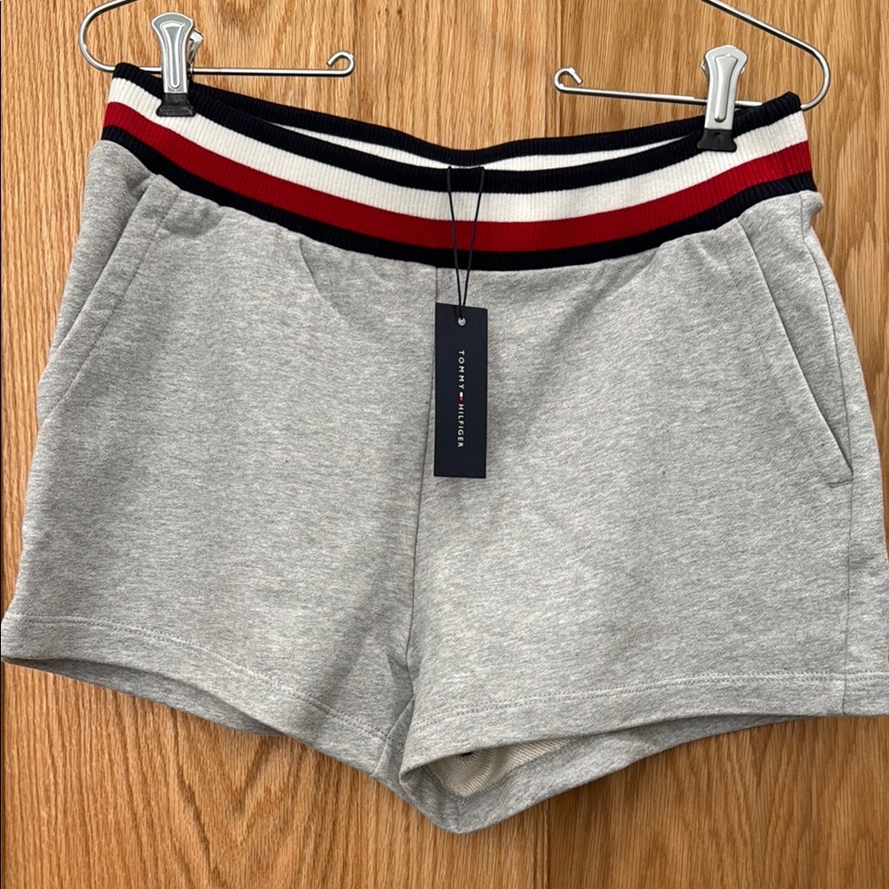 Tommy Hilfiger Athletic Shorts with Striped Waistband
